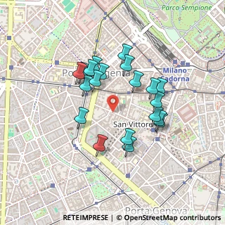 Mappa Via Matteo Bandello, 20123 Milano MI, Italia (0.3865)