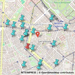 Mappa Via Matteo Bandello, 20123 Milano MI, Italia (0.6115)