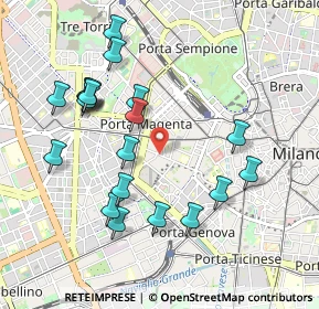 Mappa Via Matteo Bandello, 20123 Milano MI, Italia (1.009)
