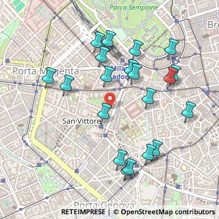 Mappa Via Giacomo Mellerio, 20123 Milano MI, Italia (0.532)