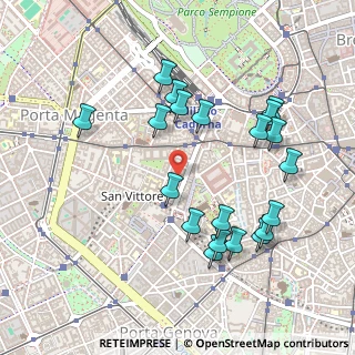 Mappa Via Giacomo Mellerio, 20123 Milano MI, Italia (0.5035)