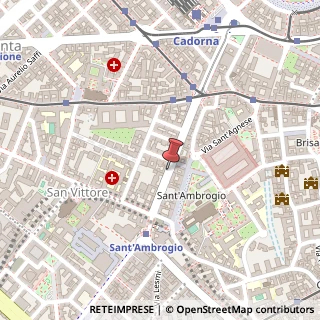 Mappa Via Giosuè Carducci,  26, 20123, 20123 Milano, Milano (Lombardia)