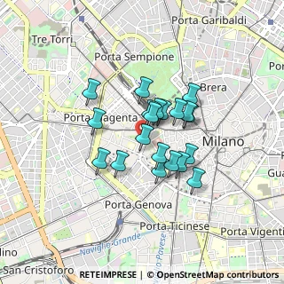 Mappa Via Giacomo Mellerio, 20123 Milano MI, Italia (0.6085)