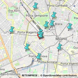 Mappa Via Giacomo Mellerio, 20123 Milano MI, Italia (0.94333)