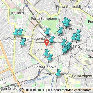 Mappa Via Giacomo Mellerio, 20123 Milano MI, Italia (1.0155)