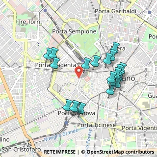 Mappa Via Giacomo Mellerio, 20123 Milano MI, Italia (0.91)