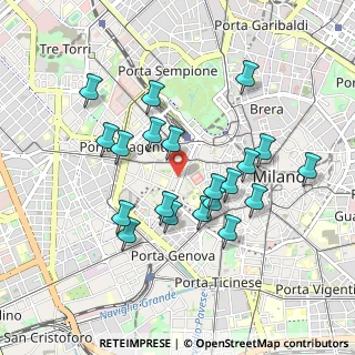 Mappa Via Giacomo Mellerio, 20123 Milano MI, Italia (0.861)