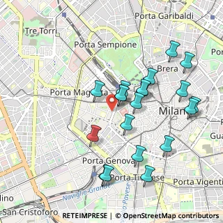 Mappa Via Giacomo Mellerio, 20123 Milano MI, Italia (0.947)