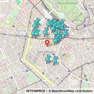 Mappa Via Privata Giovannino De Grassi, 20123 Milano MI, Italia (0.3785)