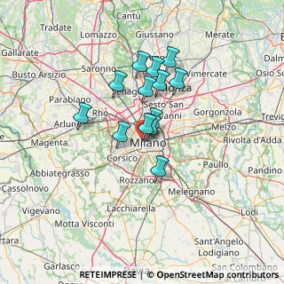 Mappa Via Privata Giovannino De Grassi, 20123 Milano MI, Italia (9.91154)