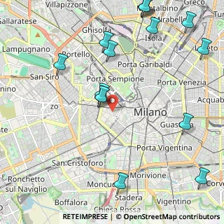 Mappa Via Privata Giovannino De Grassi, 20123 Milano MI, Italia (2.74933)