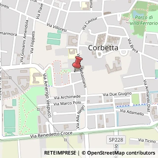 Mappa Vicolo Borri, 10, 20011 Corbetta, Milano (Lombardia)