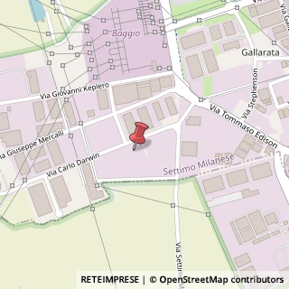 Mappa Via C. R. Darwin, 7, 20019 Settimo Milanese, Milano (Lombardia)