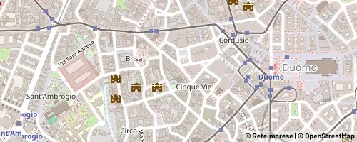 Mappa Milano