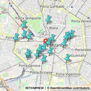 Mappa Via Santa Maria Fulcorina, 20123 Milano MI, Italia (0.863)