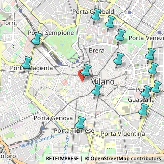 Mappa Via Santa Maria Fulcorina, 20123 Milano MI, Italia (1.375)