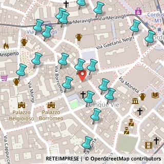 Mappa Via Santa Maria Fulcorina, 20123 Milano MI, Italia (0.15)