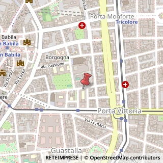 Mappa Via Filippo Corridoni, 36, 20122 Milano, Milano (Lombardia)