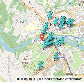 Mappa Vicolo Forno, 10015 Ivrea TO, Italia (0.3985)