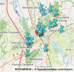 Mappa Vicolo Forno, 10015 Ivrea TO, Italia (1.4945)