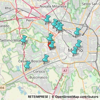 Mappa Via Privata Nicolo Alunno, 20147 Milano MI, Italia (3.53)