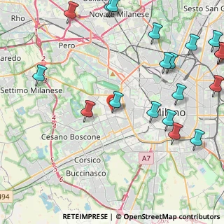 Mappa Via Privata Nicolo Alunno, 20147 Milano MI, Italia (6.0675)