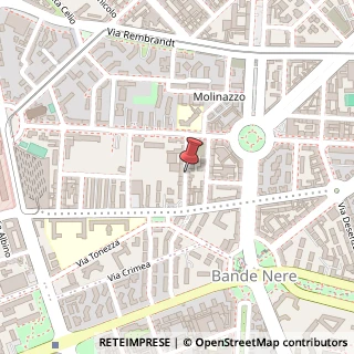 Mappa Via Privata Nicolò Alunno,  14, 20147 Milano, Milano (Lombardia)