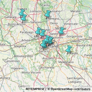 Mappa Via Privata Nicolo Alunno, 20147 Milano MI, Italia (10.96083)