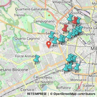 Mappa Via Privata Nicolo Alunno, 20147 Milano MI, Italia (2.1735)