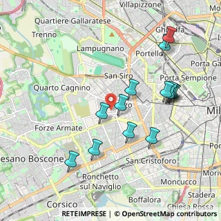Mappa Via Privata Nicolo Alunno, 20147 Milano MI, Italia (1.96429)