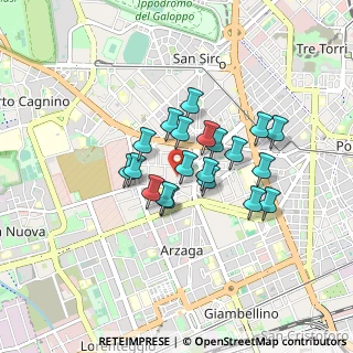 Mappa Via Privata Nicolo Alunno, 20147 Milano MI, Italia (0.6285)
