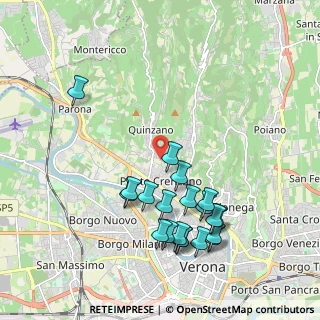 Mappa Via Stanislao Carcereri, 37124 Verona VR, Italia (2.099)