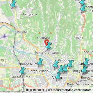 Mappa Via Stanislao Carcereri, 37124 Verona VR, Italia (3.35857)