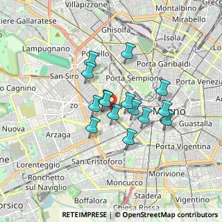Mappa Piazza Giorgio Ambrosoli, 20144 Milano MI, Italia (1.25533)