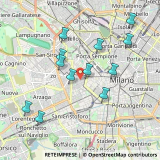 Mappa Piazza Giorgio Ambrosoli, 20144 Milano MI, Italia (2.04667)