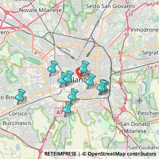 Mappa Piazza Cesare Beccaria, 20122 Milano MI, Italia (3.48091)