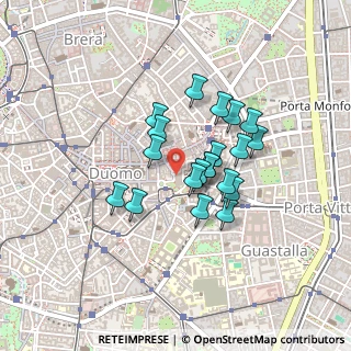 Mappa Piazza Cesare Beccaria, 20122 Milano MI, Italia (0.32)