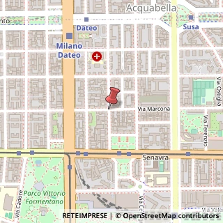 Mappa Via Marcona,  77, 20129 Milano, Milano (Lombardia)