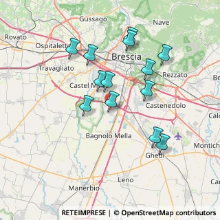 Mappa Via Giuseppe Serramondi, 25020 Poncarale BS, Italia (6.94846)