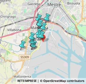 Mappa Via Elettricità, 30100 Venezia VE, Italia (1.16538)
