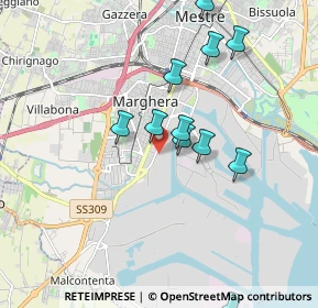 Mappa Via Elettricità, 30100 Venezia VE, Italia (1.80455)