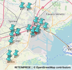 Mappa Via Elettricità, 30100 Venezia VE, Italia (3.96444)