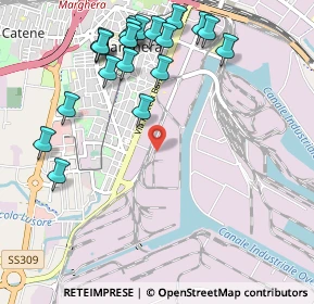 Mappa Via Elettricità, 30100 Venezia VE, Italia (1.209)