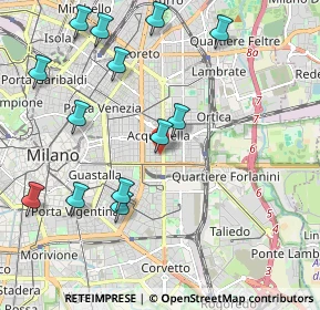 Mappa Via Mario Giuriati, 20129 Milano MI, Italia (2.33769)