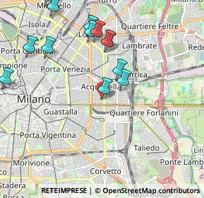 Mappa Via Mario Giuriati, 20129 Milano MI, Italia (2.25385)