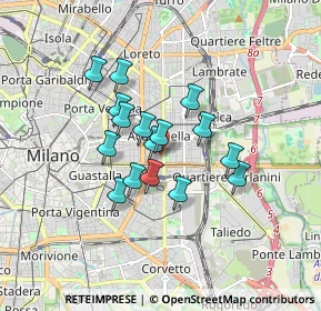 Mappa Via Mario Giuriati, 20129 Milano MI, Italia (1.26188)