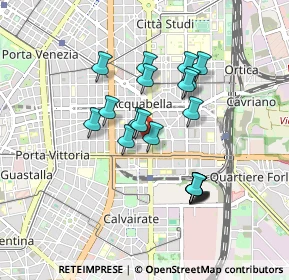 Mappa Via Mario Giuriati, 20129 Milano MI, Italia (0.743)