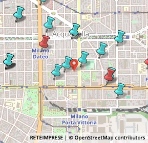 Mappa Via Mario Giuriati, 20129 Milano MI, Italia (0.627)