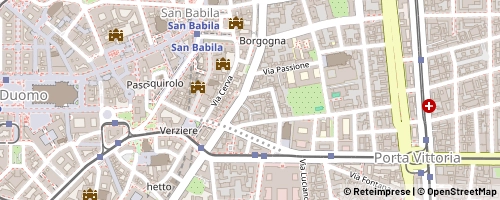 Mappa Milano