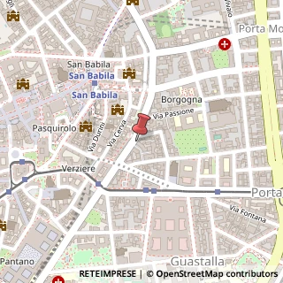 Mappa Via Uberto Visconti di Modrone, 8, 20122 Milano, Milano (Lombardia)